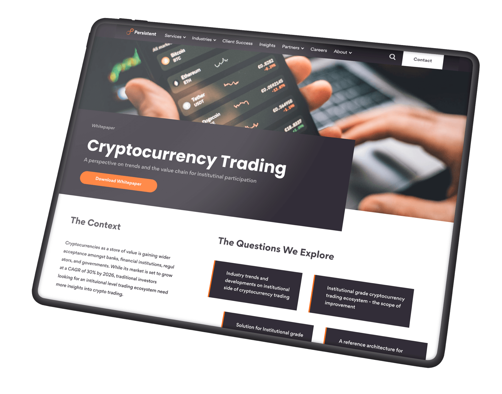Persistent website image
